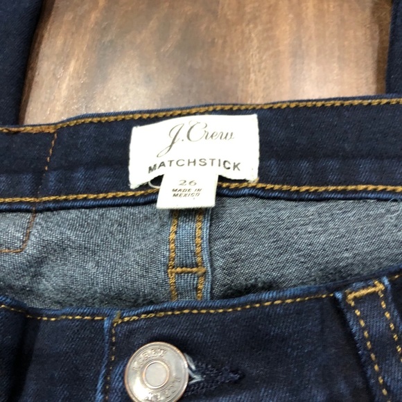 J. Crew Matchstick Jeans Sz 26 - Picture 6 of 8